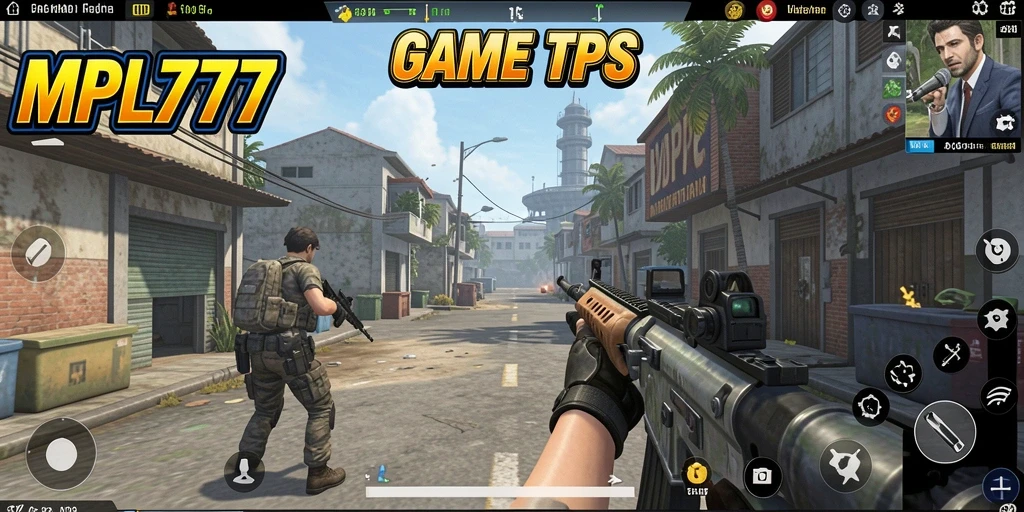 Tangkapan layar dari gameplay seru MPL777 di dunia TPS.