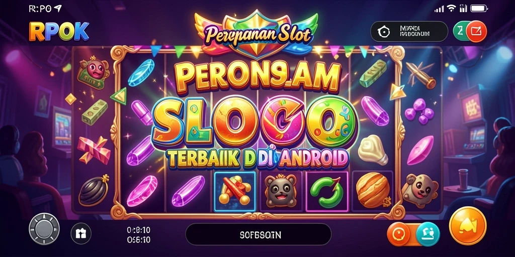 Screenshot gameplay RPOK dengan tampilan mesin Slot yang menarik.