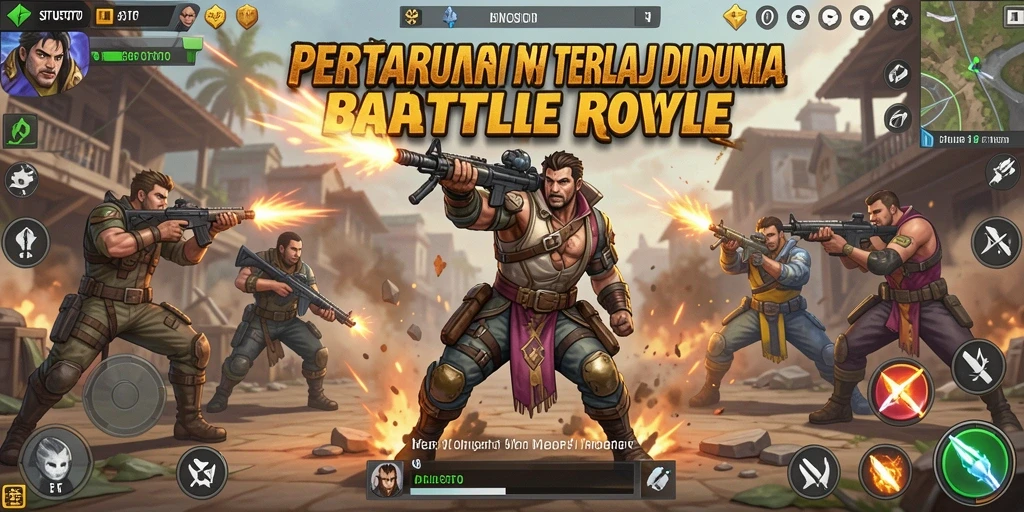 Cuplikan gameplay SITUSTOTO yang mendebarkan dalam pertempuran Battle Royale.