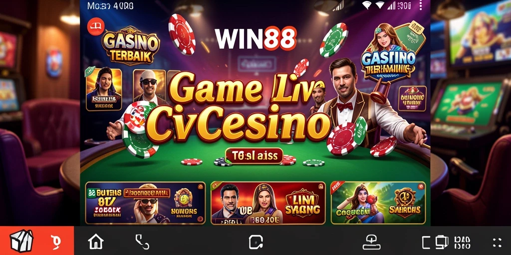 Screenshot gameplay WIN88 di sesi Live Casino yang mendebarkan.